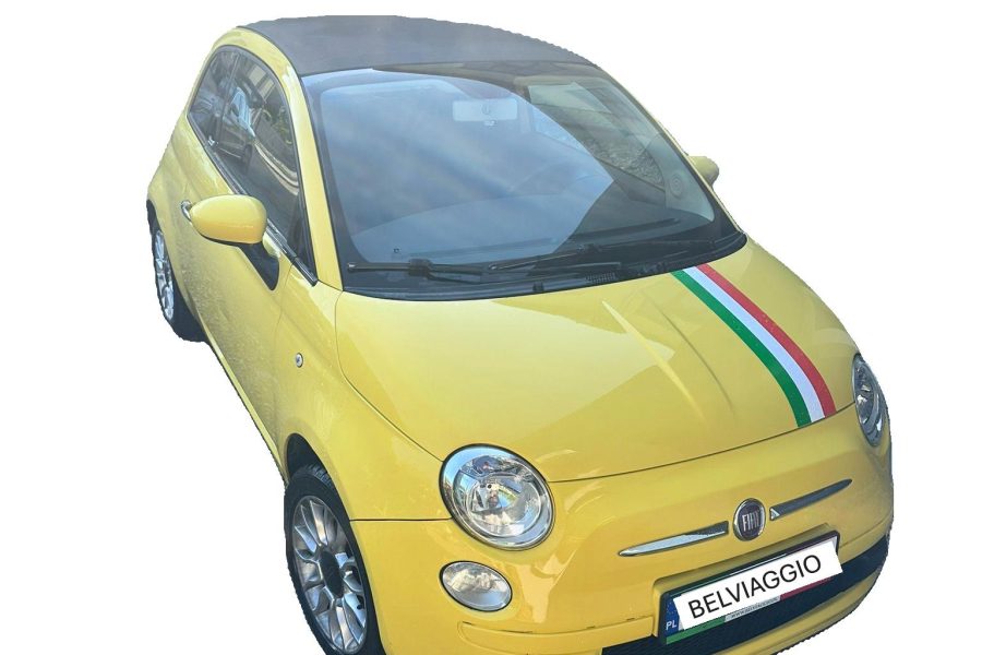 Fiat 500 Cabrio ŻÓŁTO/CZARNY